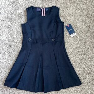 Izod Navy Blue Kids Dress